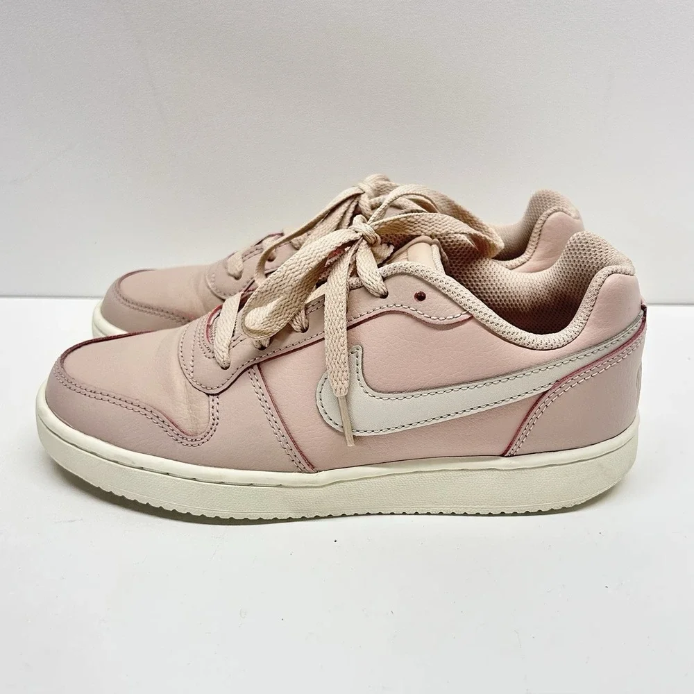 Nike Ebernon Low AQ1779-200 Particle Beige/Desert Sand/Pink Women's‎ Size 6.5